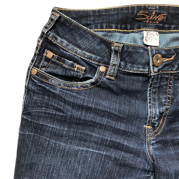 Silver Jeans Suki Size W28 L32 Flare Mid Rise Y2K - Picture 4 of 13